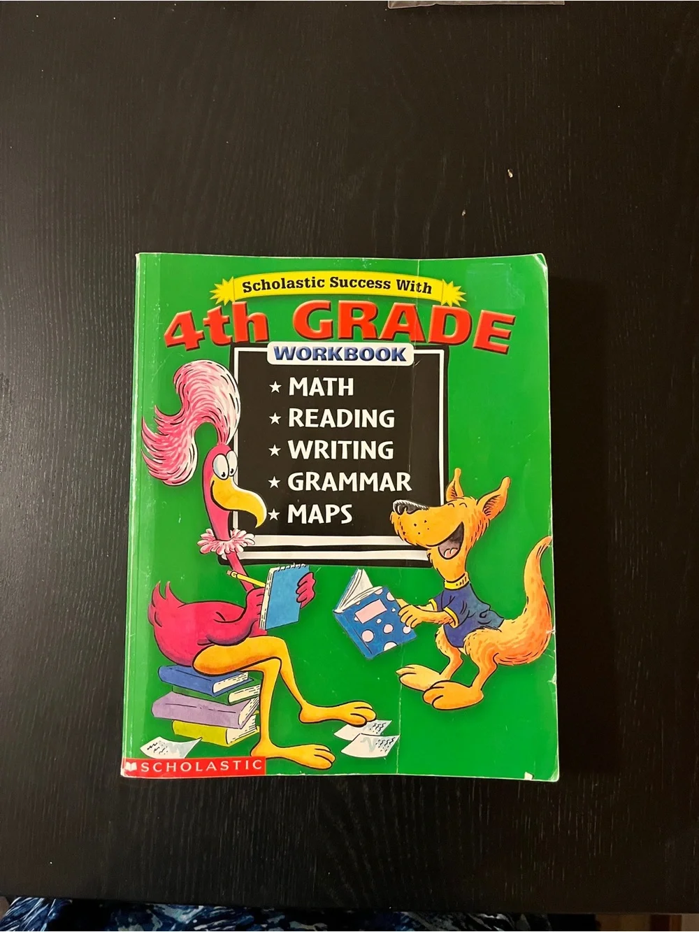 Scholastic Success With 4th Grade Workbook Math Reading